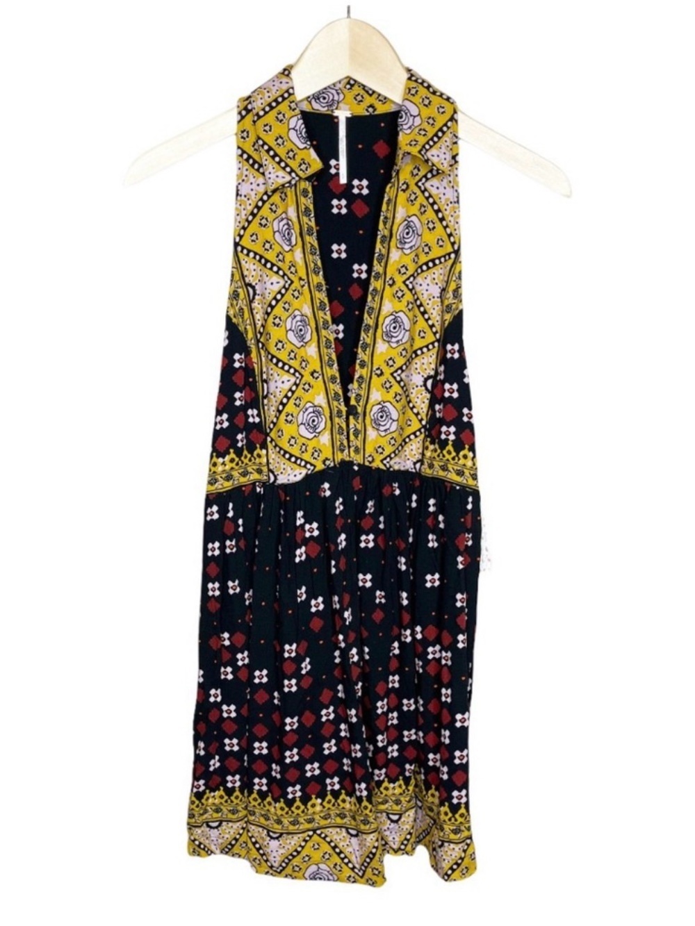 Free People Charlotte Sleeveless Tunic Top Large - Picture 3 of 6